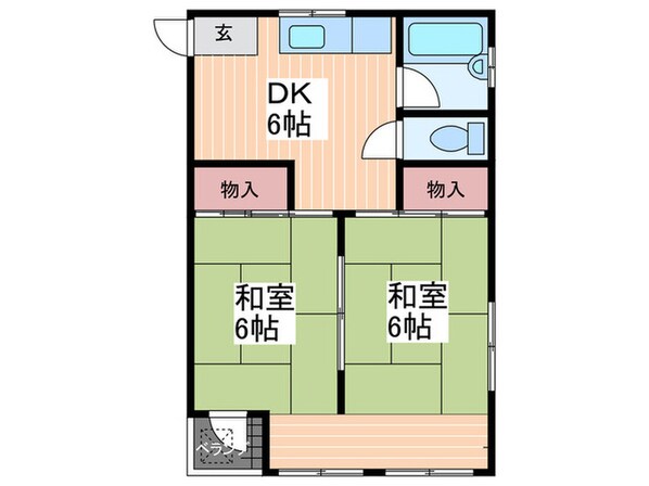 上竹ビルの物件間取画像